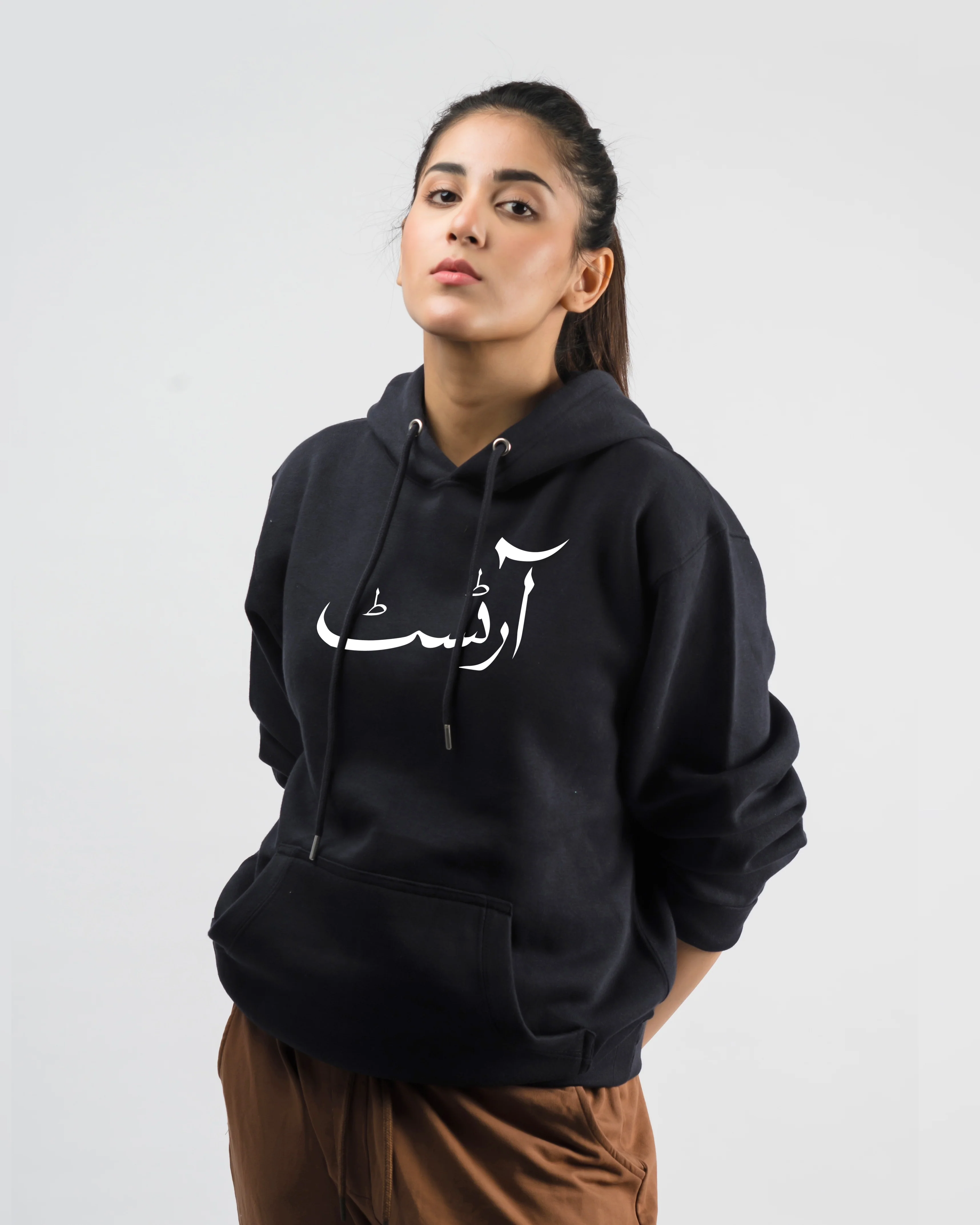 آرٹسٹ Graphic Pull Over Hoodie - Image 2