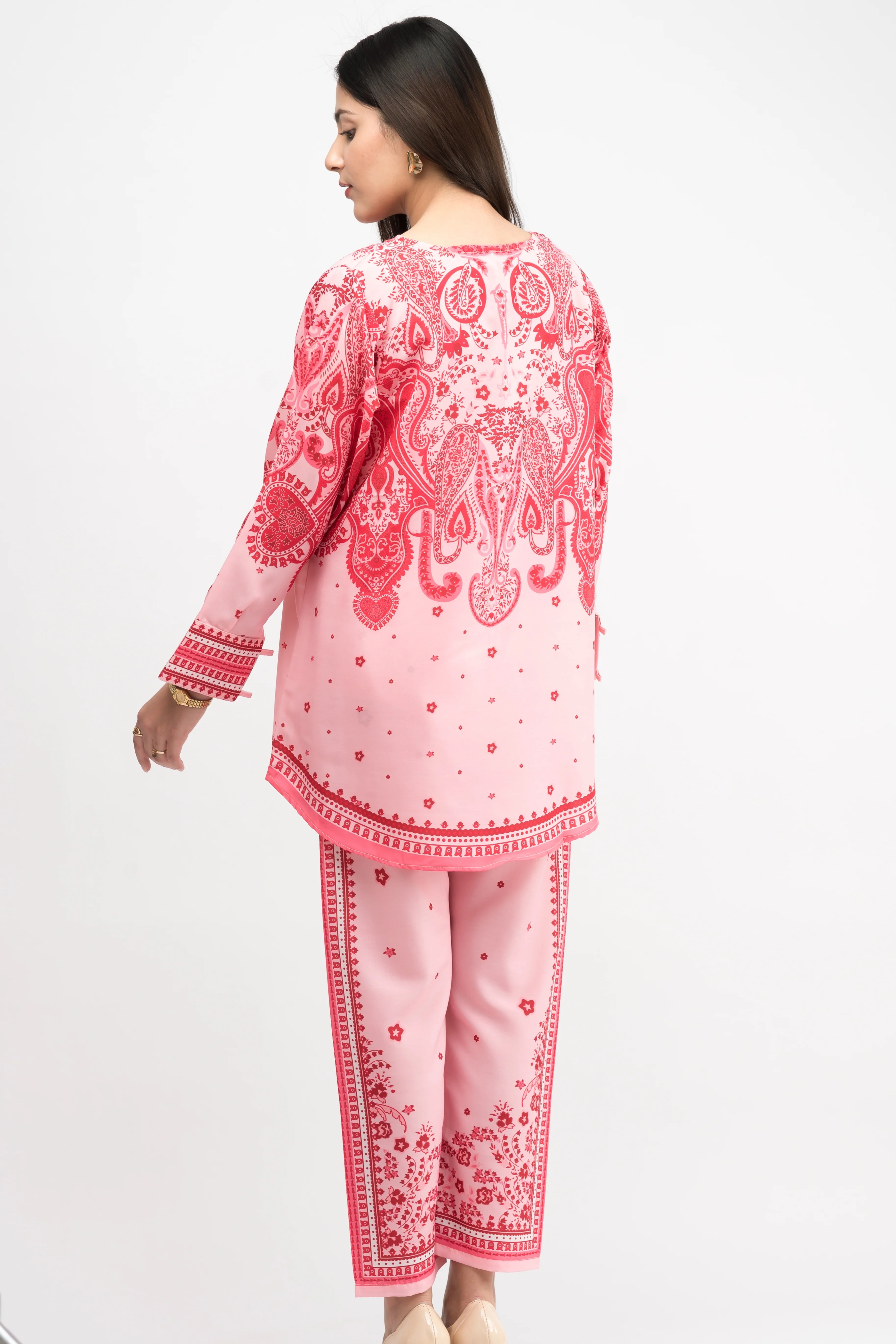 Ava Splash Printed Swiss Lawn Co-Ord Set - Image 4