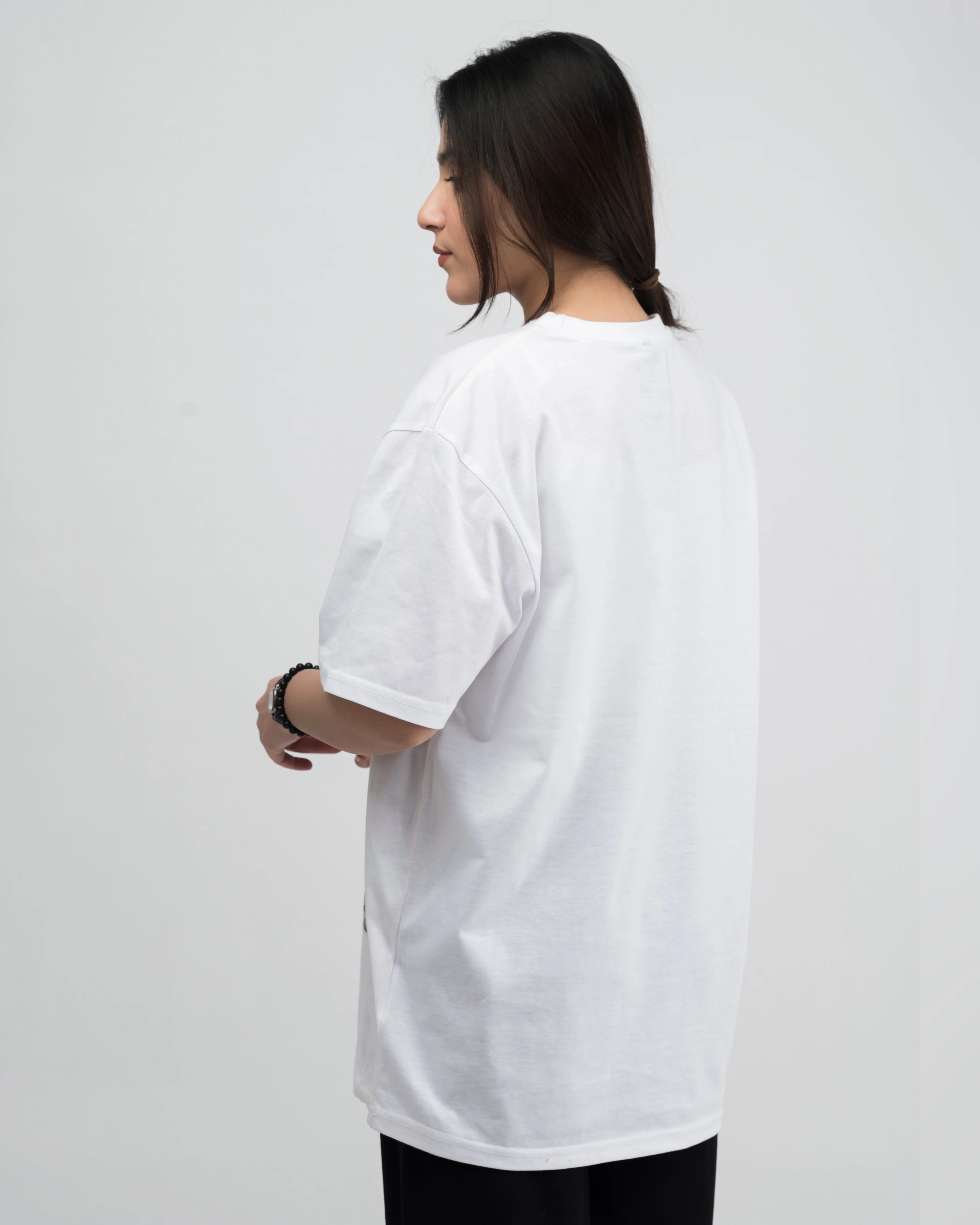 Bear Bites Graphic Drop Shoulder Oversized T-shirt - Image 4