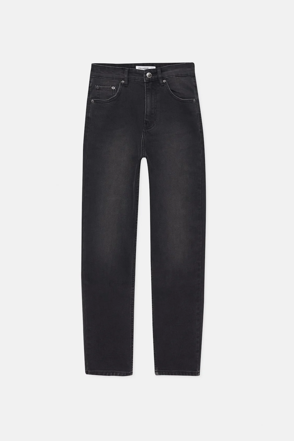 Black Comfort Fit Mom Jeans - Image 4