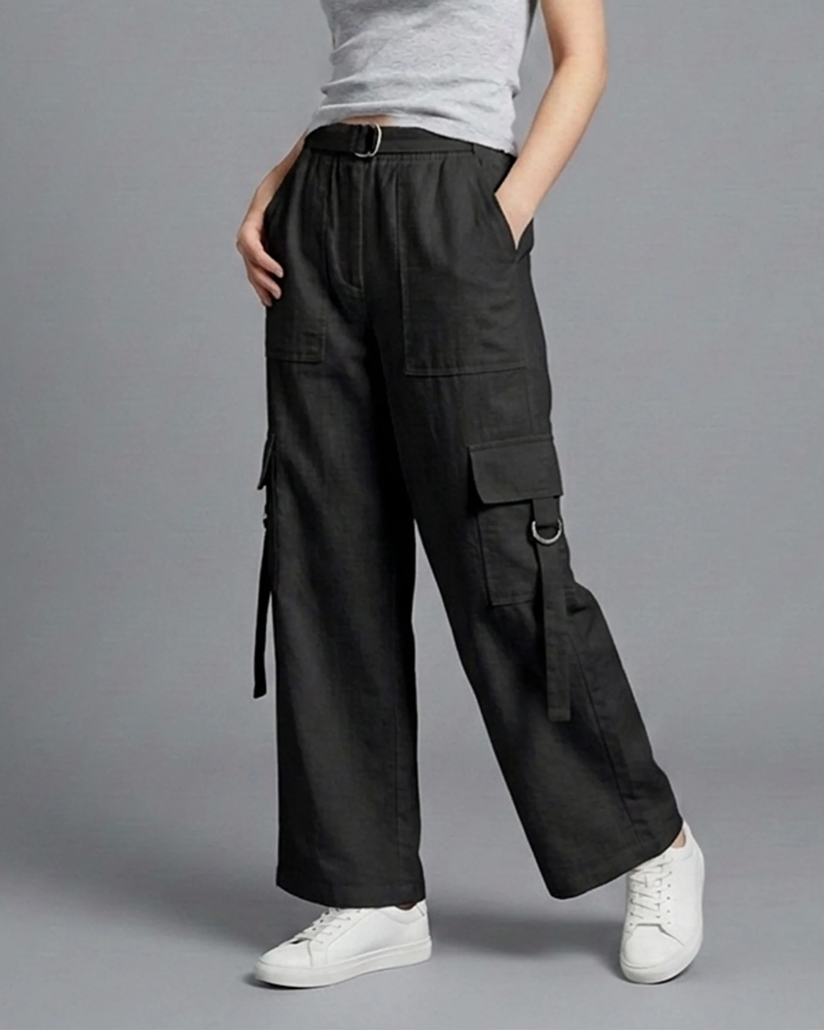 Flap Pocket Cargo Trouser Pants - Image 3