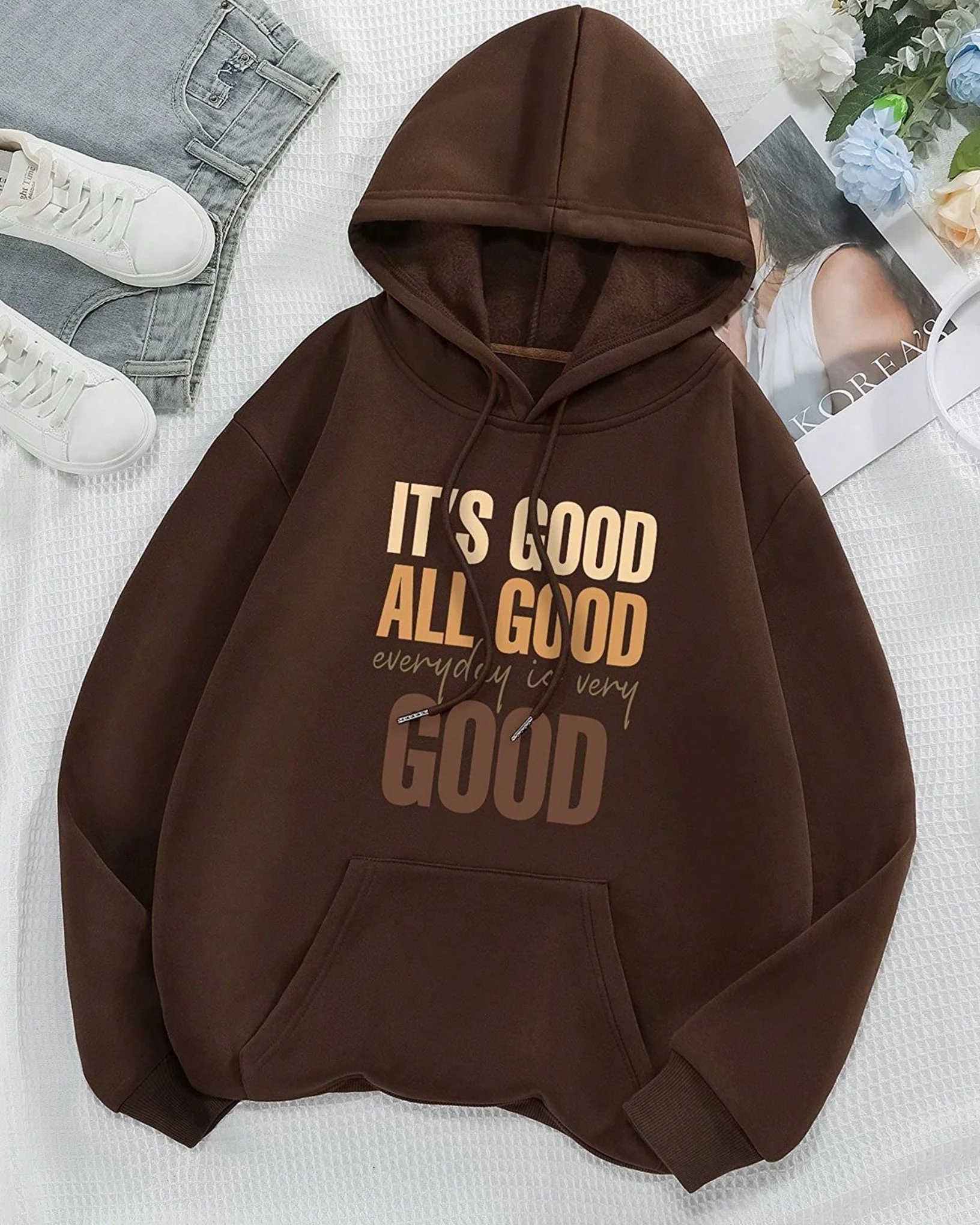 It’s Good Graphic Oversized Hood Brownie