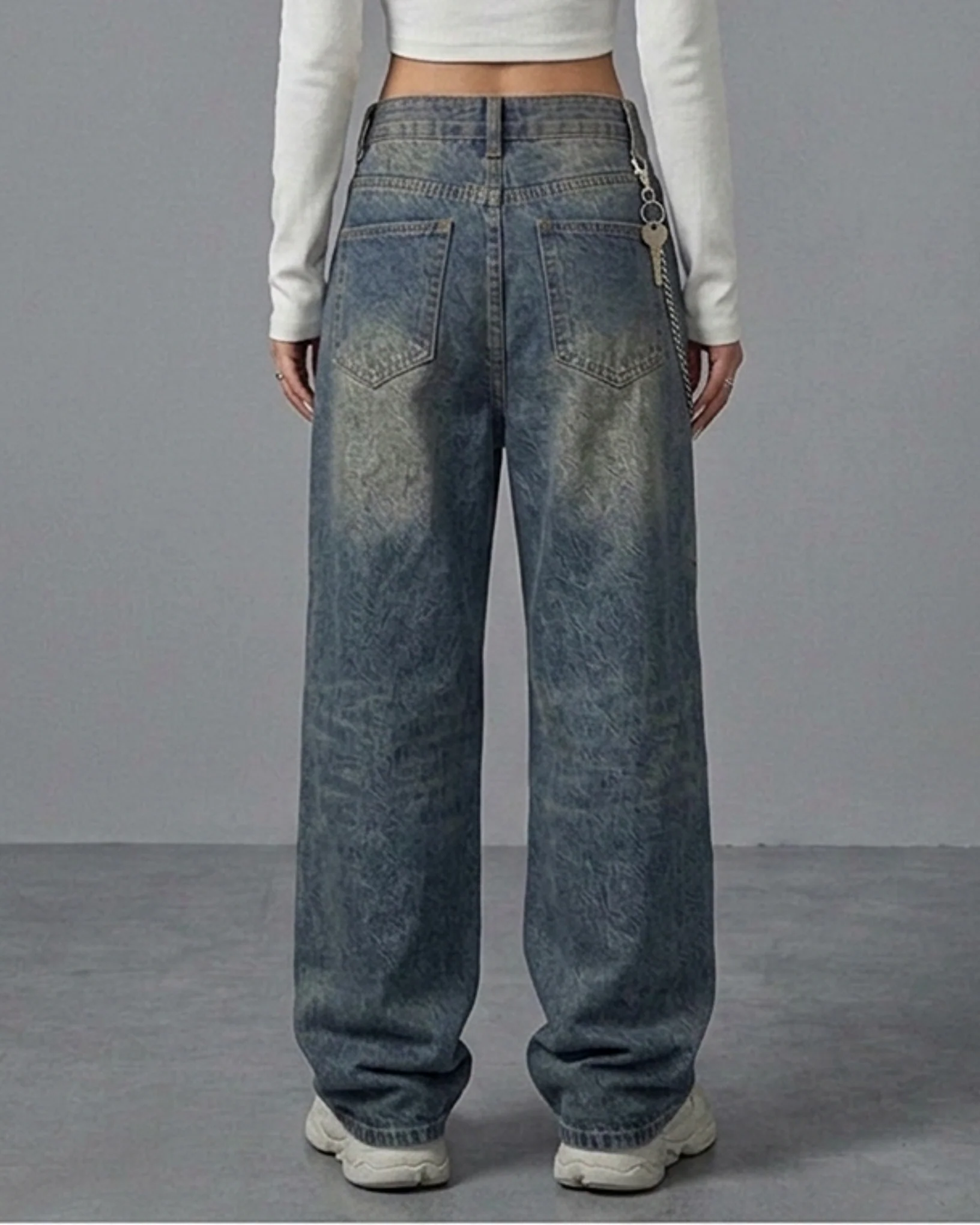 Shadow Core Baggy Denim Jeans Acid Faded - Image 3