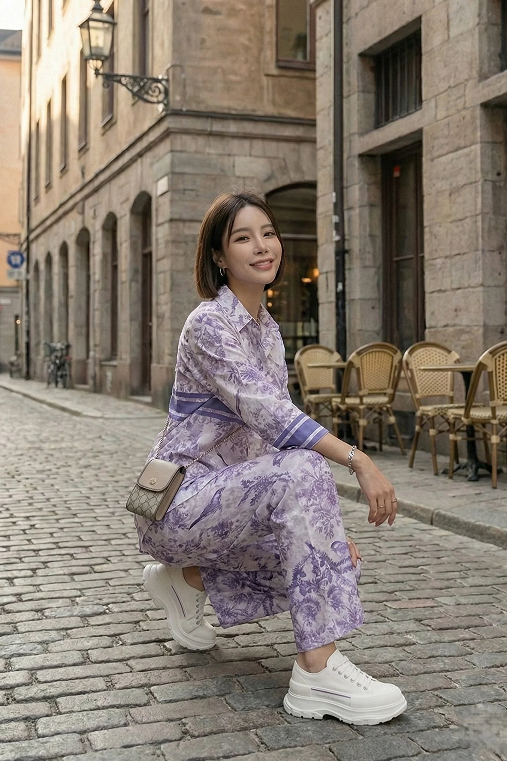 Dior Iris Printed Swiss Lawn Co-Ord Set - Image 3
