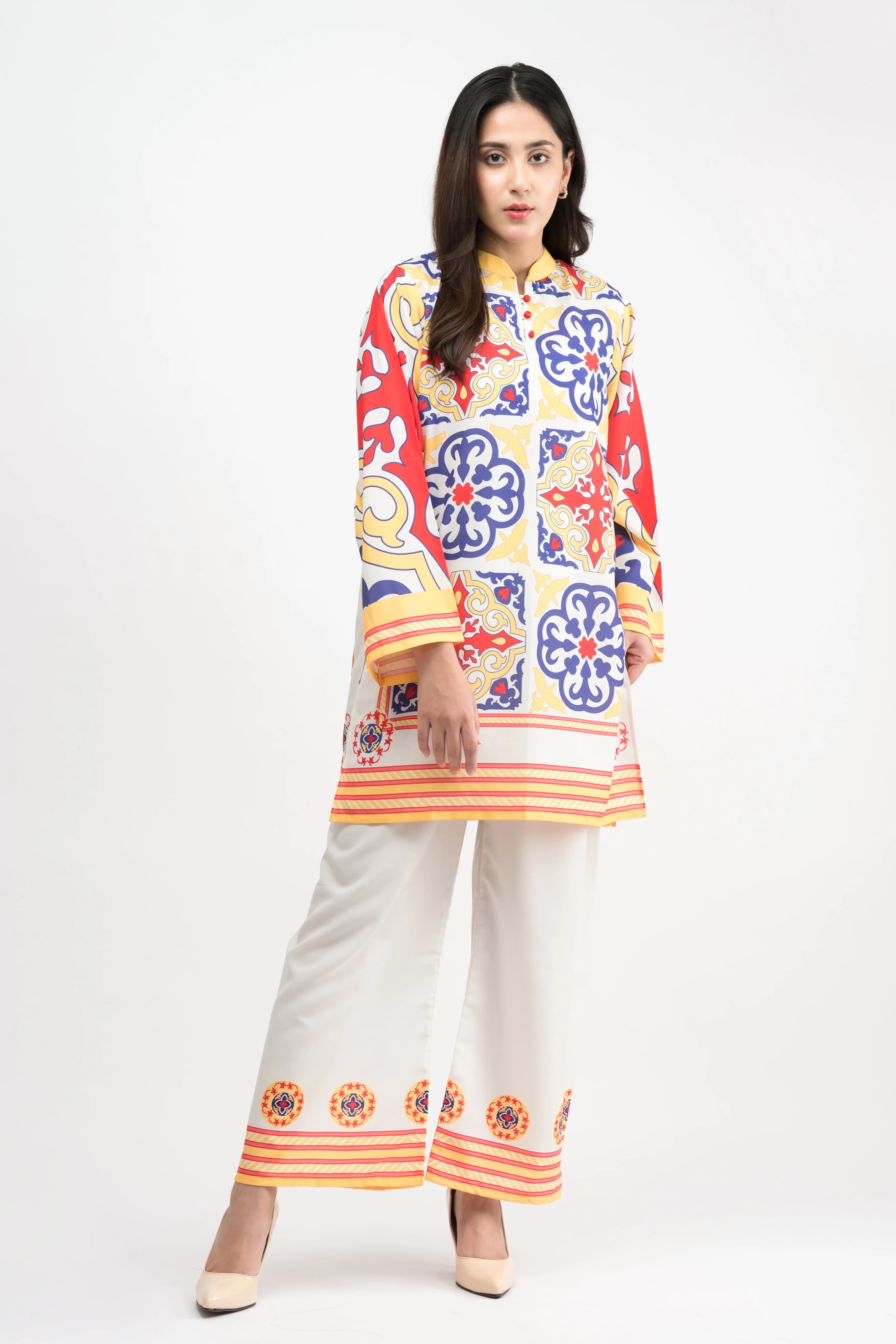 Emilia Printed Swiss Lawn Co-Ord Set