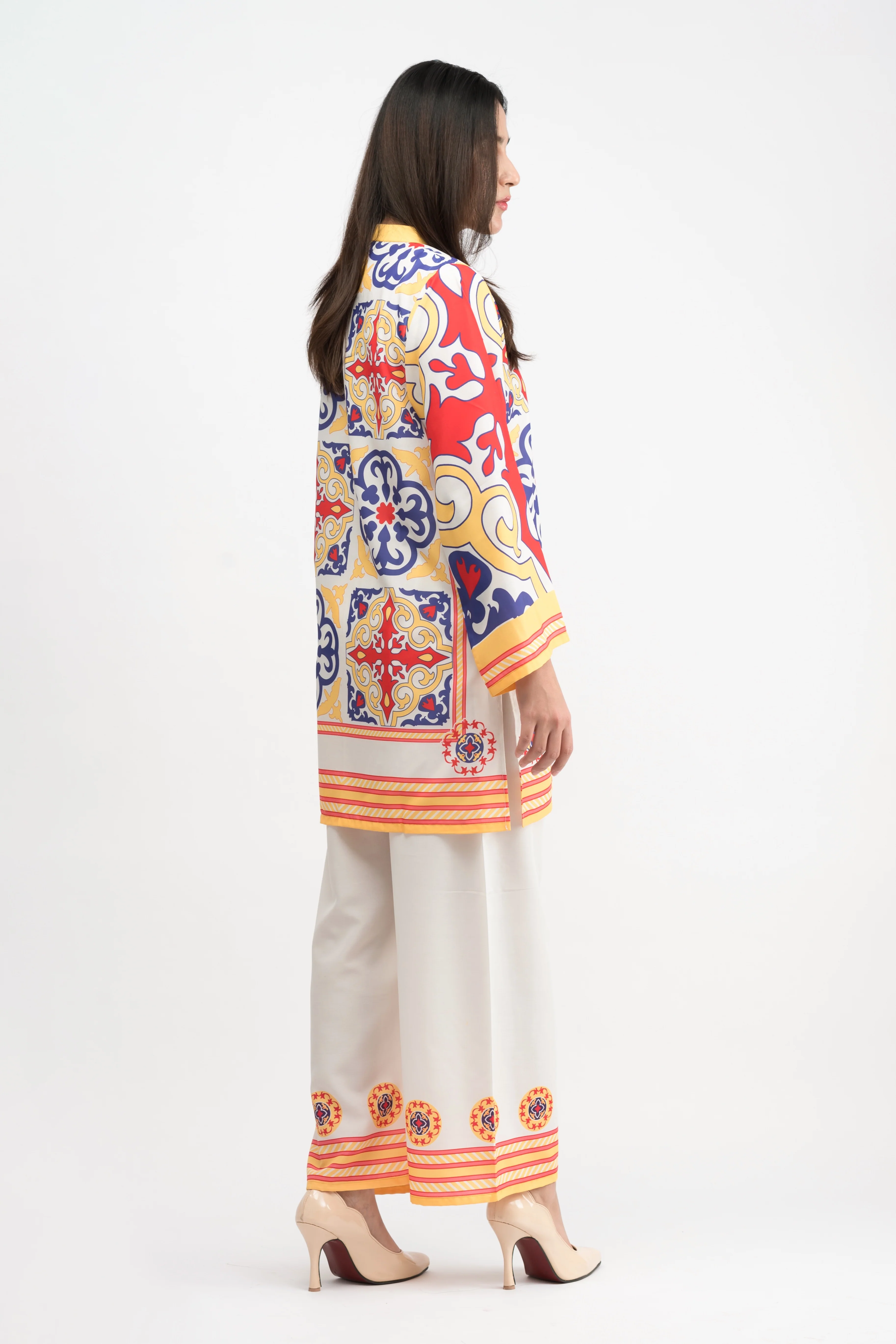 Emilia Printed Swiss Lawn Co-Ord Set - Image 3