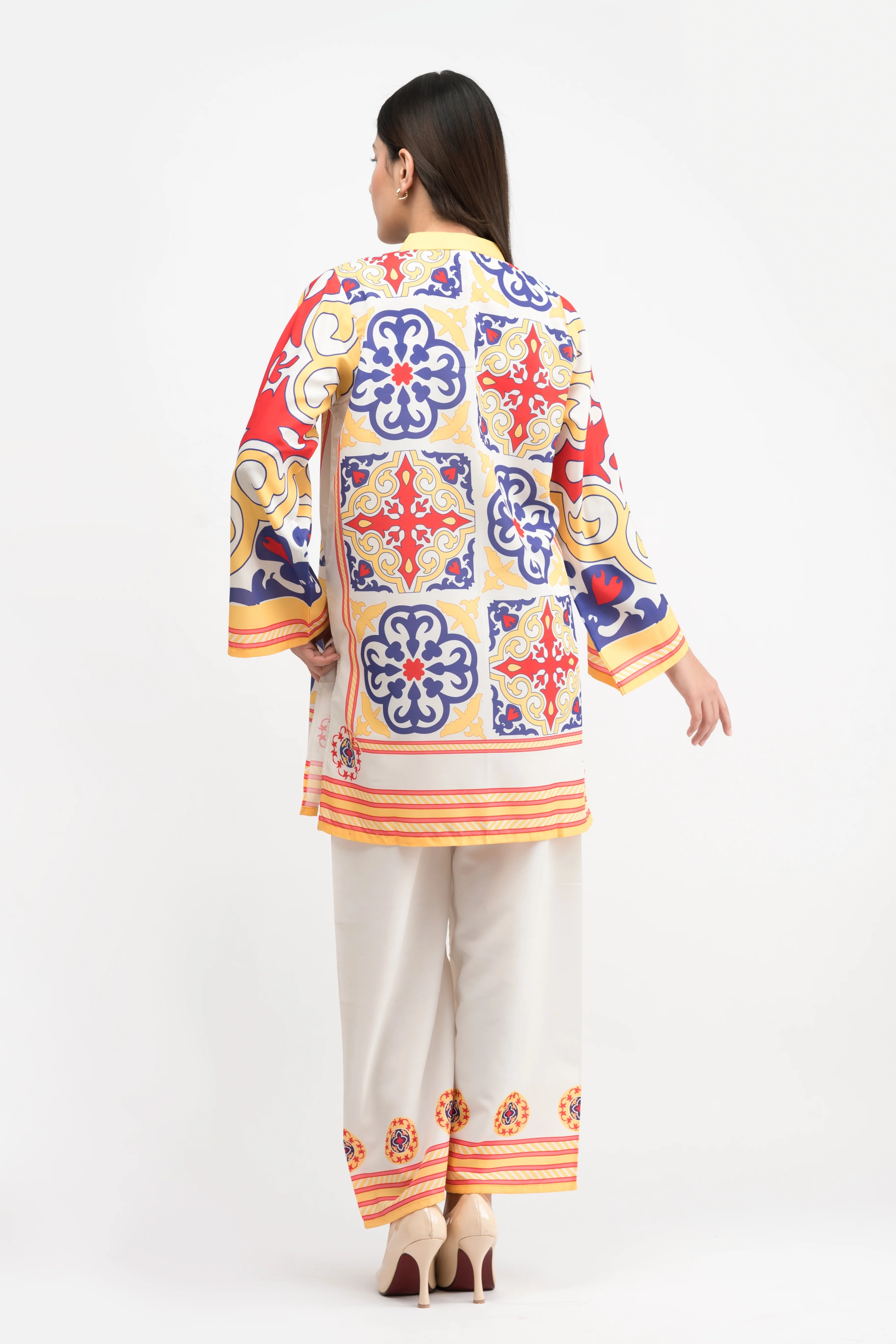 Emilia Printed Swiss Lawn Co-Ord Set - Image 4