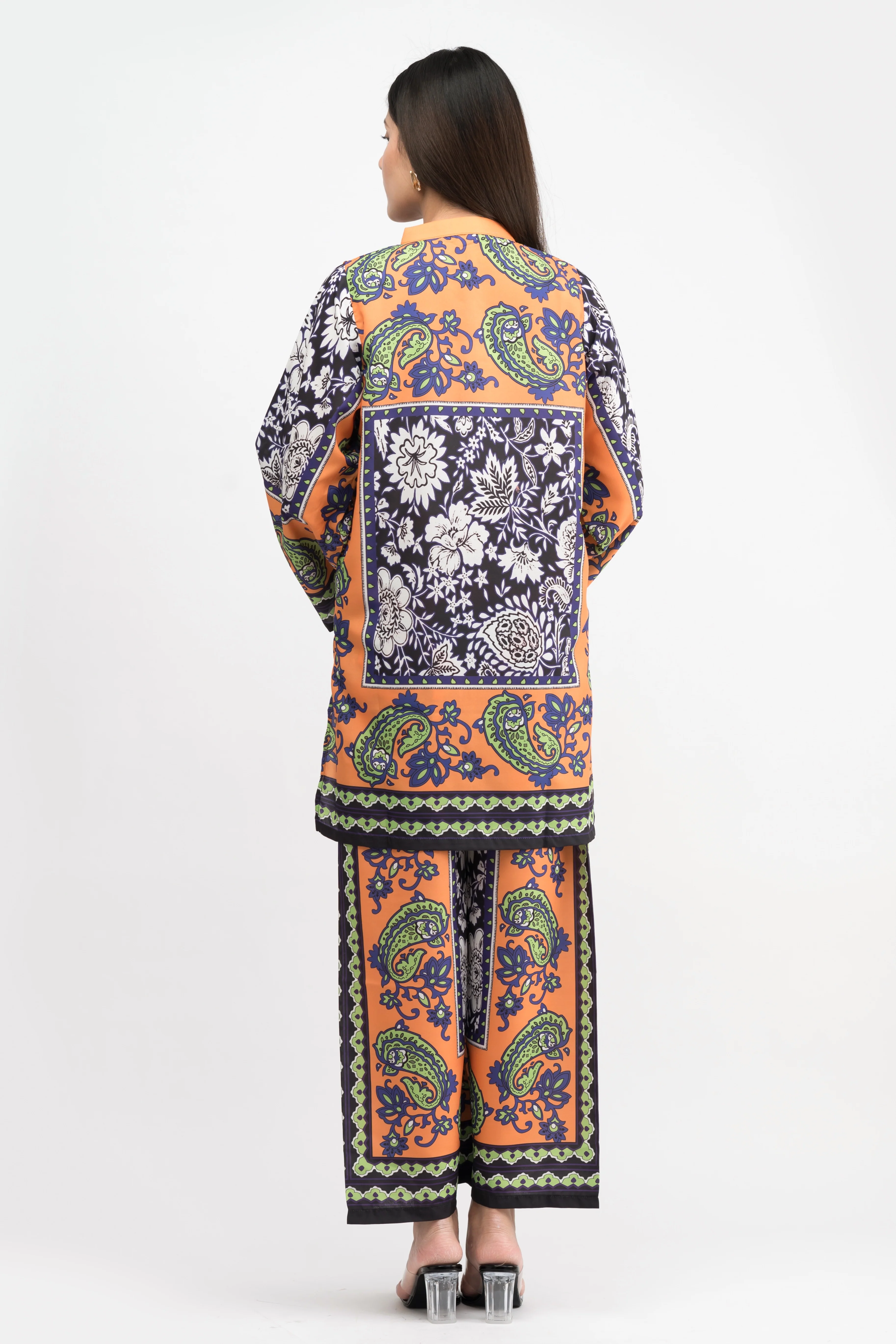 Erica Printed Swiss Lawn Co-Ord Set - Image 5