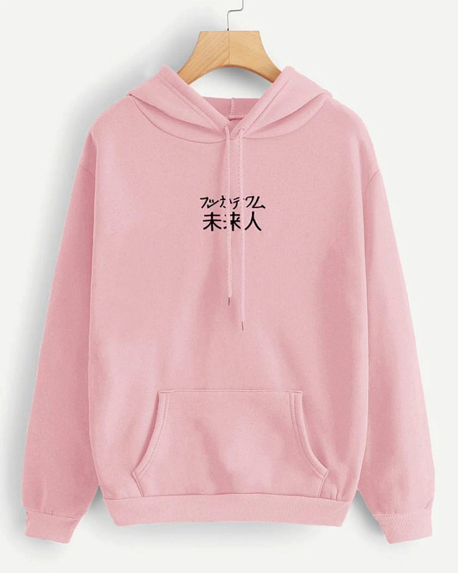 Kiwai Letter Graphic Pull Over Hood - Image 2