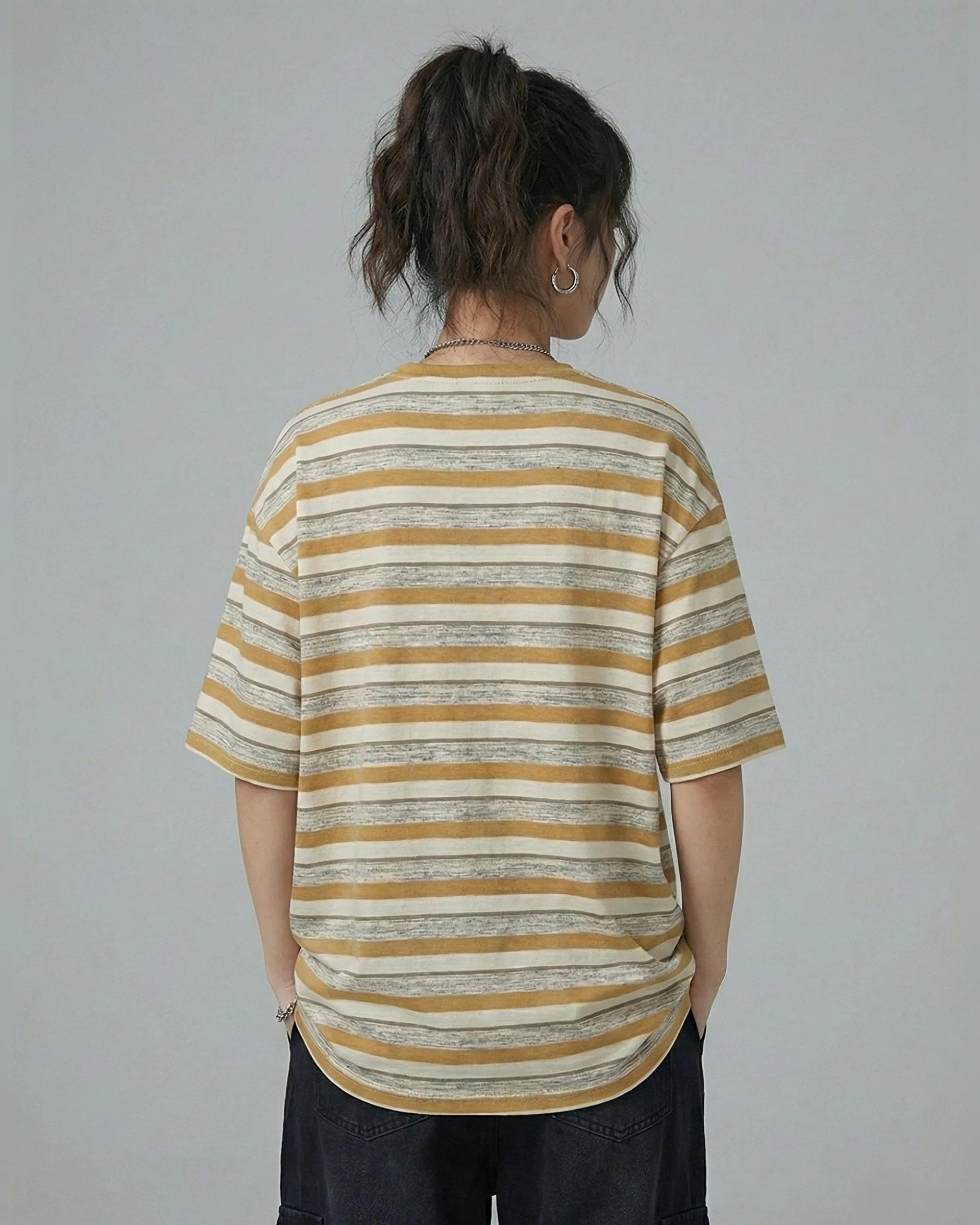 Coca Bear Embroidered Patched Oversized Tee - Image 3