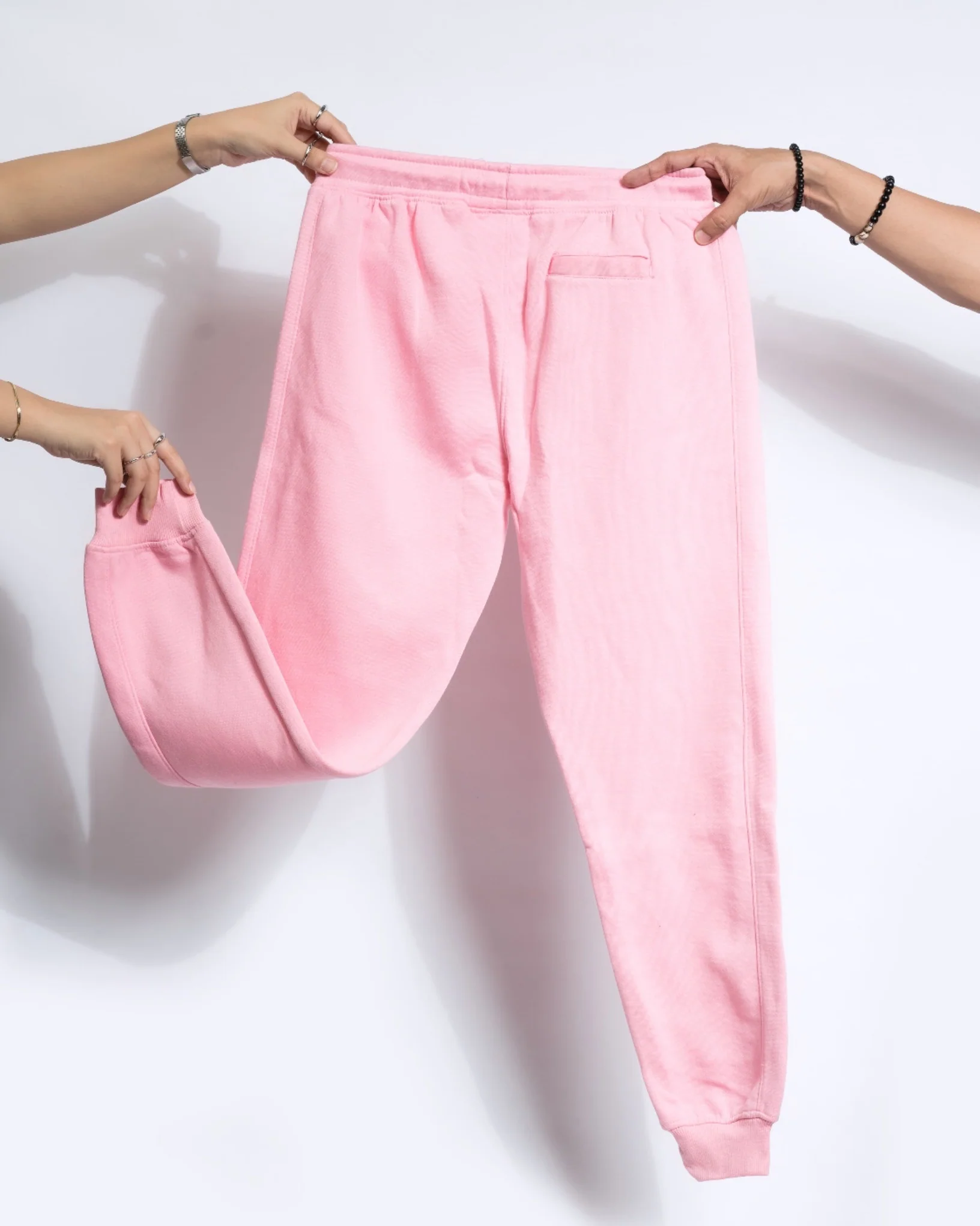 Pink Jogger Fleece Sweatpant - Image 4