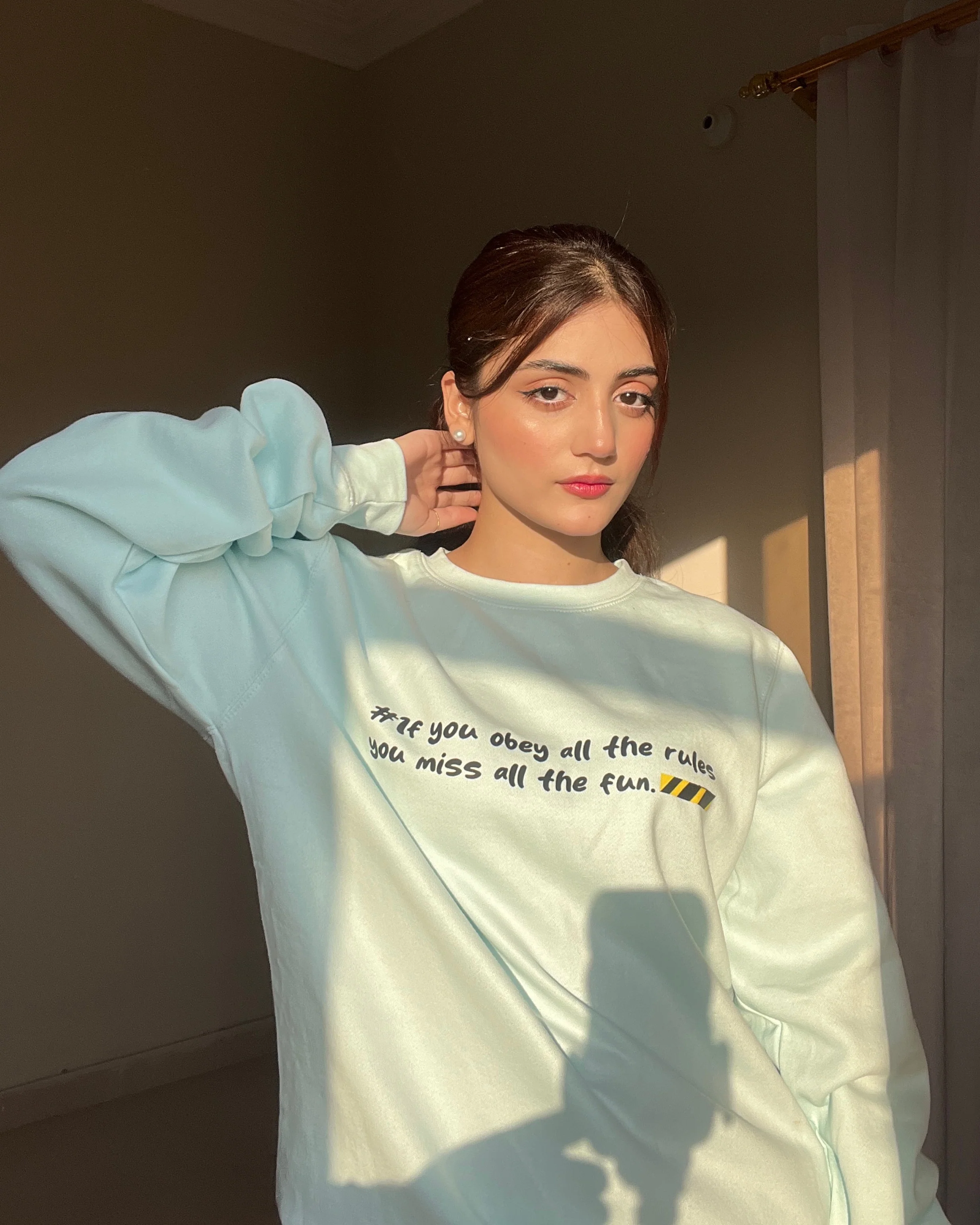 Street Rules Graphic Oversized Sweatshirt - Image 2