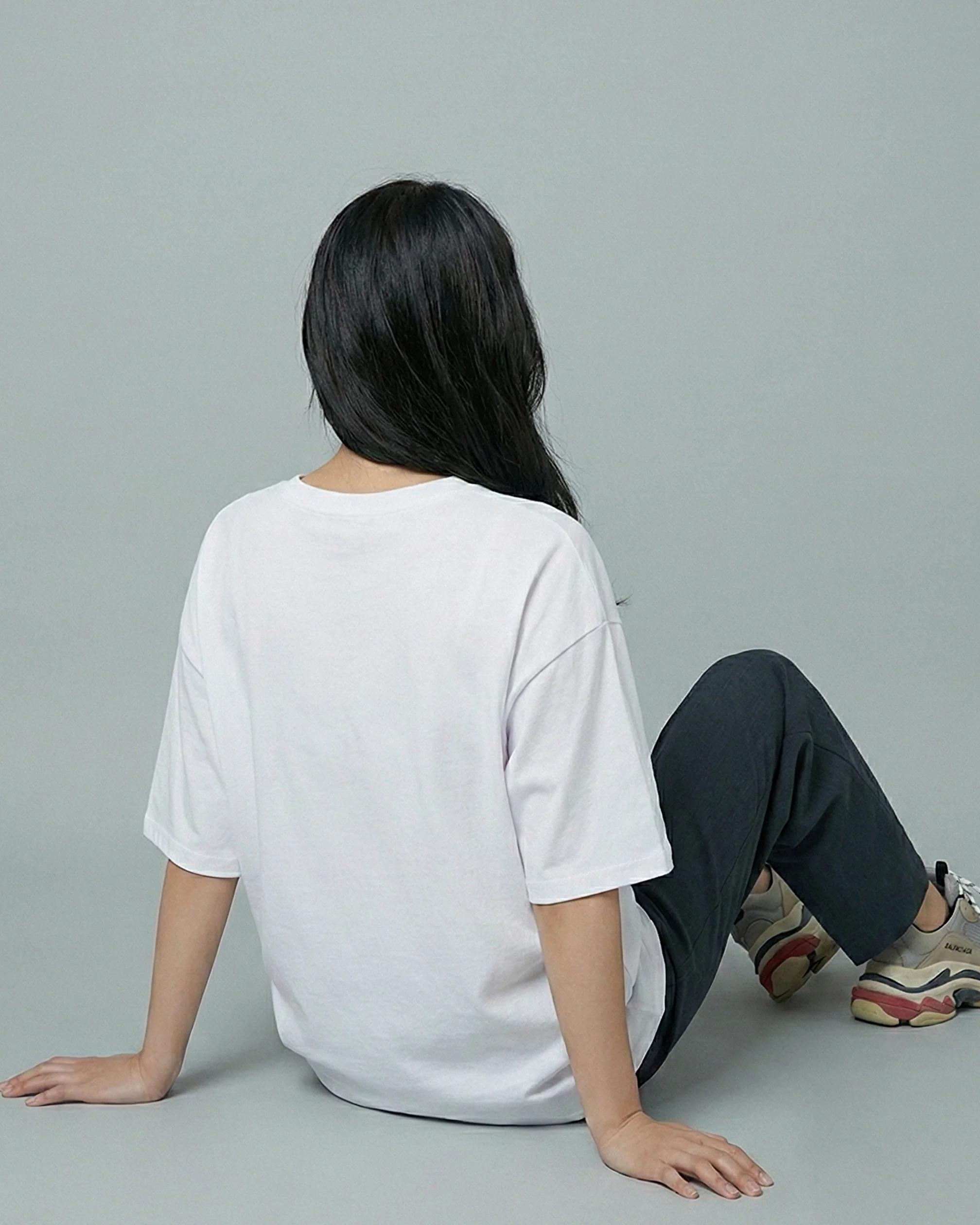 Weekend Booked Girl Graphic Drop Shoulder Oversized Tee - Image 3